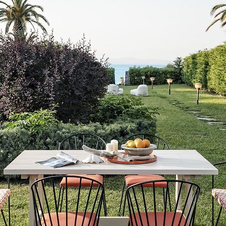 Hestia Beachfront Villa Polychrono Esterno foto